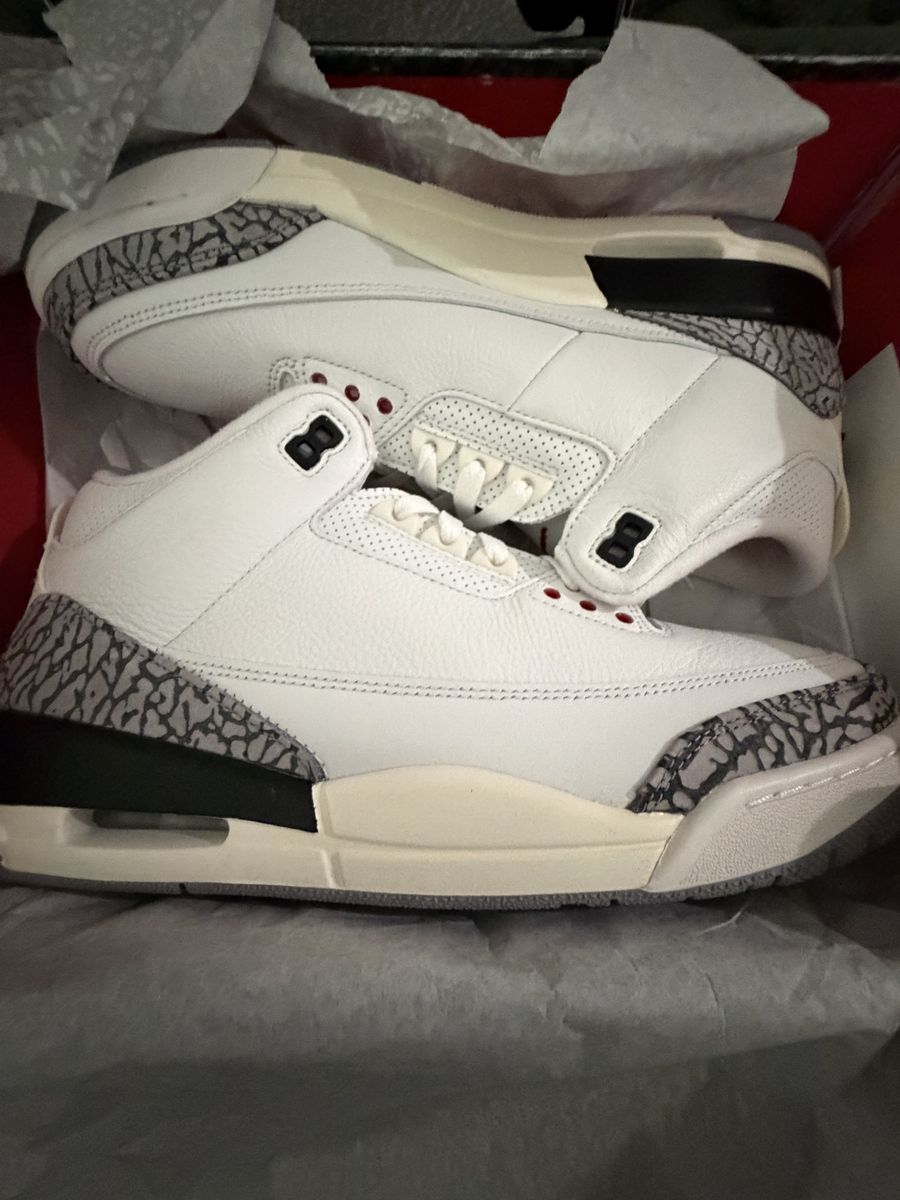 Jordan 3 white cement size 11.5