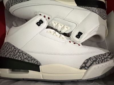 Jordan 3 white cement size 11.5