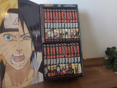 Naruto Manga #49-72 box set 3