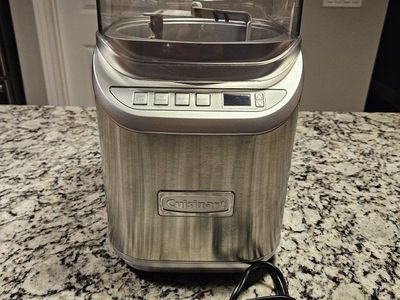 Cuisinart ICE-100 Compressor Ice Cream and Gelato Maker - Stainless Steel, 1.5-Quart Capacity