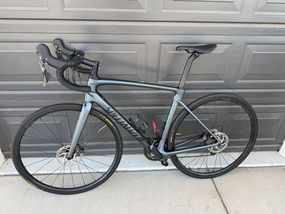 Specialized Roubaix Disc Road Bike - Metallic Grey with Shimano Tiagra