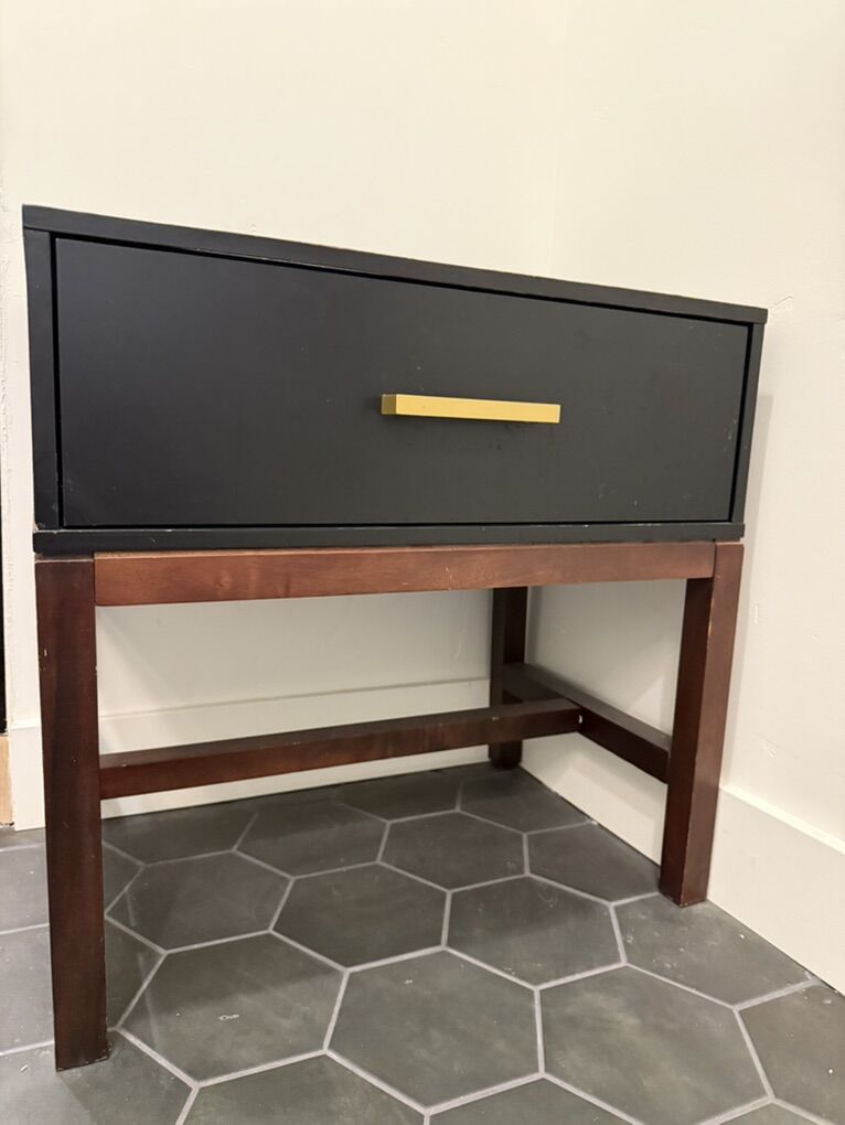 Black Wood Nightstsnds (two)