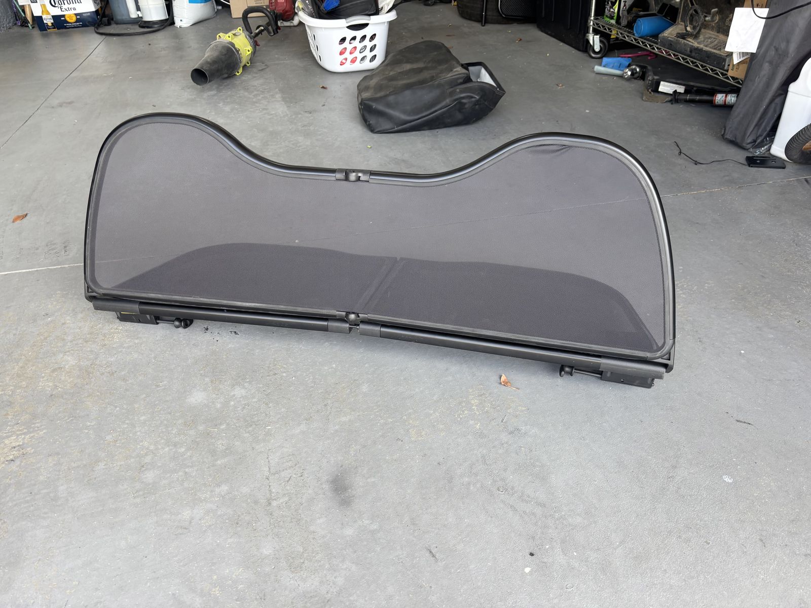 2003-10 VW Beetle Convertible Wind Deflector Screen + Bag + Top Boot (All OEM)