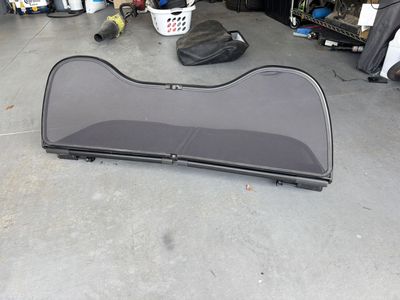 2003-10 VW Beetle Convertible Wind Deflector Screen + Bag + Top Boot (All OEM)