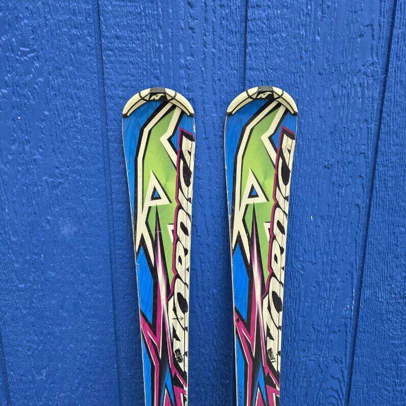 Kids 129 cm Nordica SLj Race Skis Bindings 130 cm