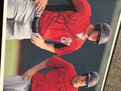 Signed And Authenticated Mike Trout Photograp