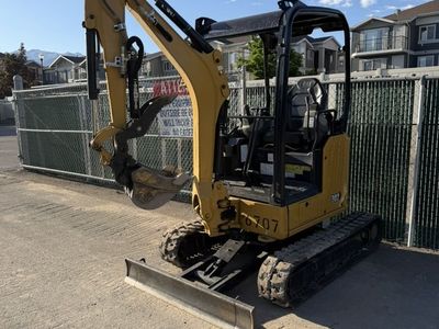 For Rent Is My Cat 302 Mini Excavator. 20 Class With Thumb and Blade