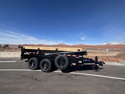 2026 PJ Trailers 7x14 DV 15K Low Pro Scissor Lift