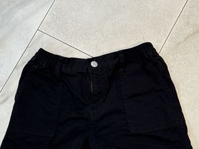 Old Navy, size 10 black denim shorts