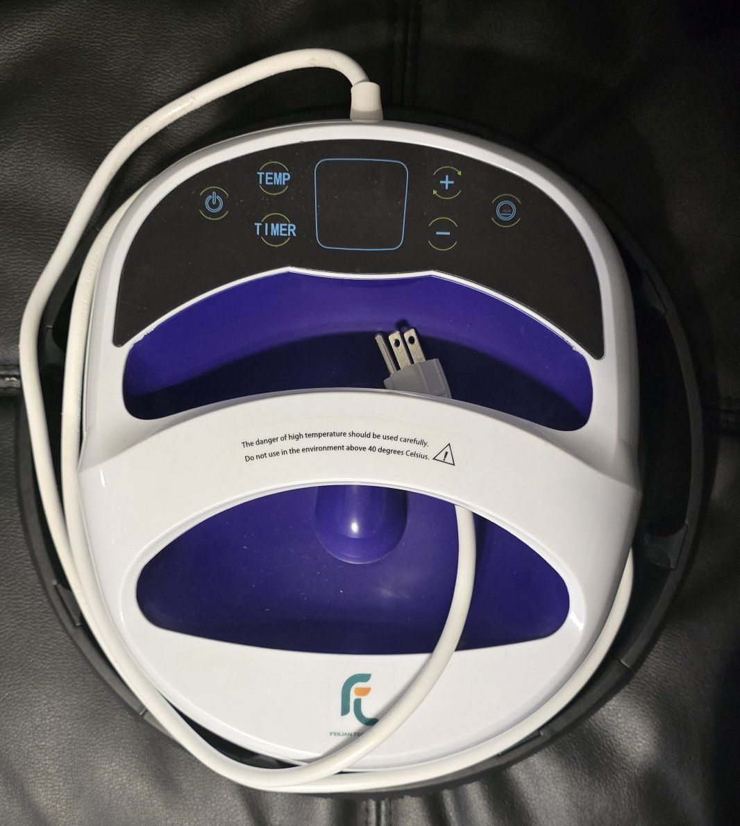 Heat Press Machine, Portable Sublimation & HTV Vinyl Press, White/Purple