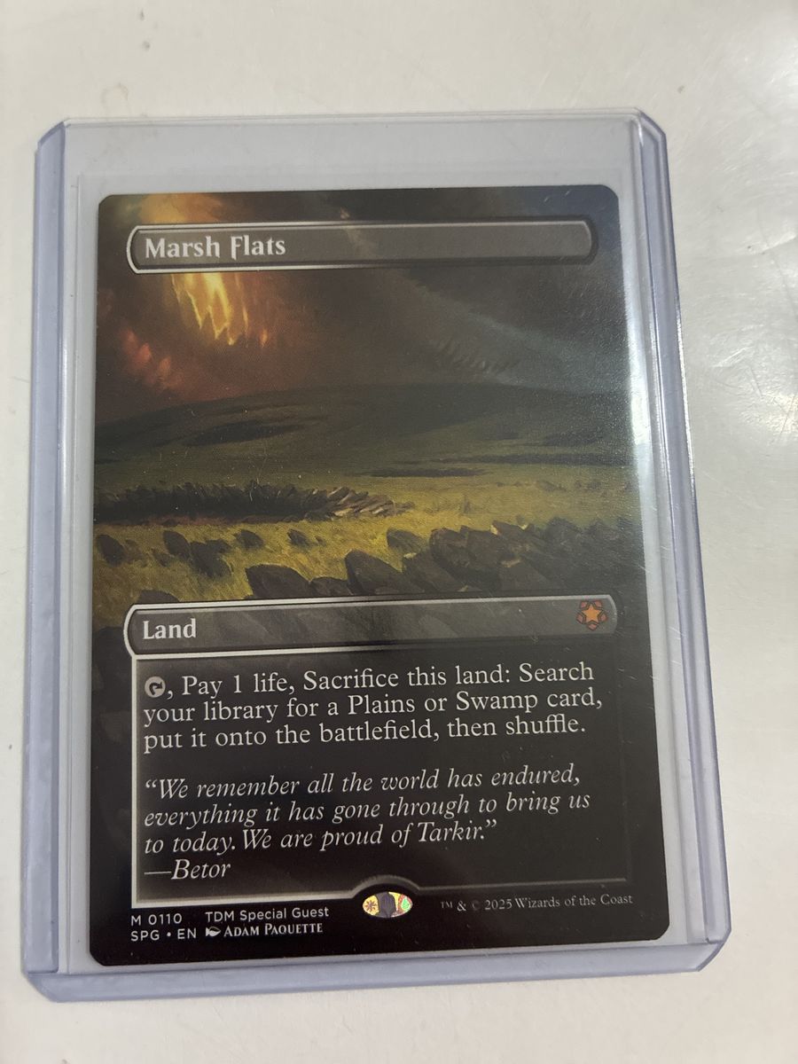 Magic: The Gathering Marsh Flats SPG TDM Special Guest Adam Paquette MTG Card 2025