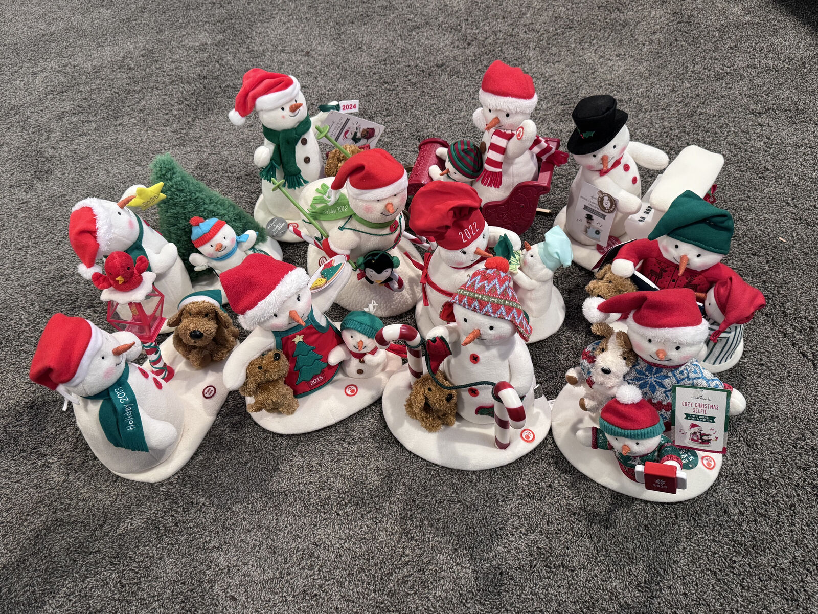 Hallmark Jingle Pals Singing Snowman Bundle (Used)