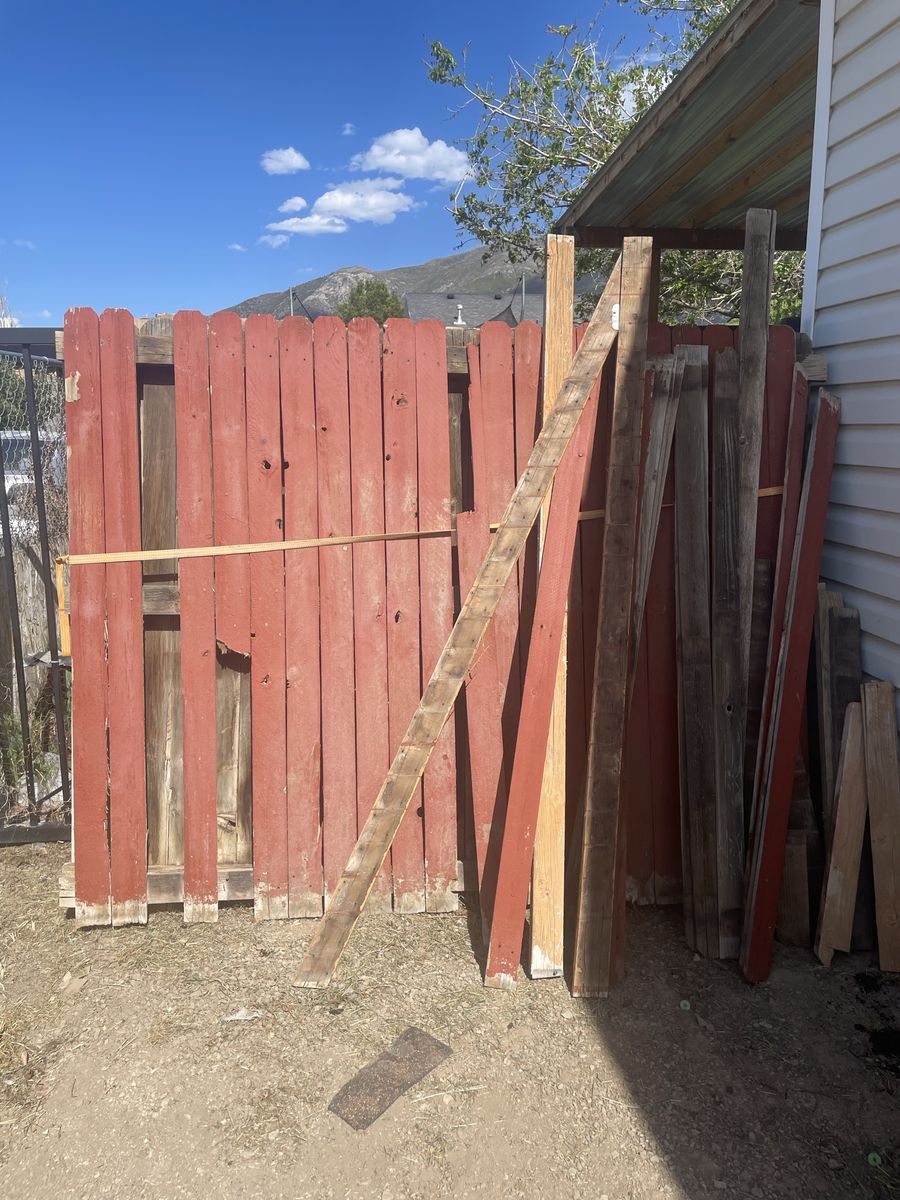 Old wood fence