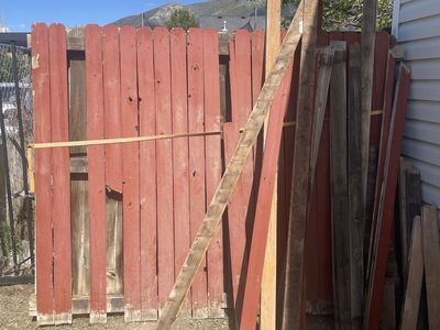 Old wood fence