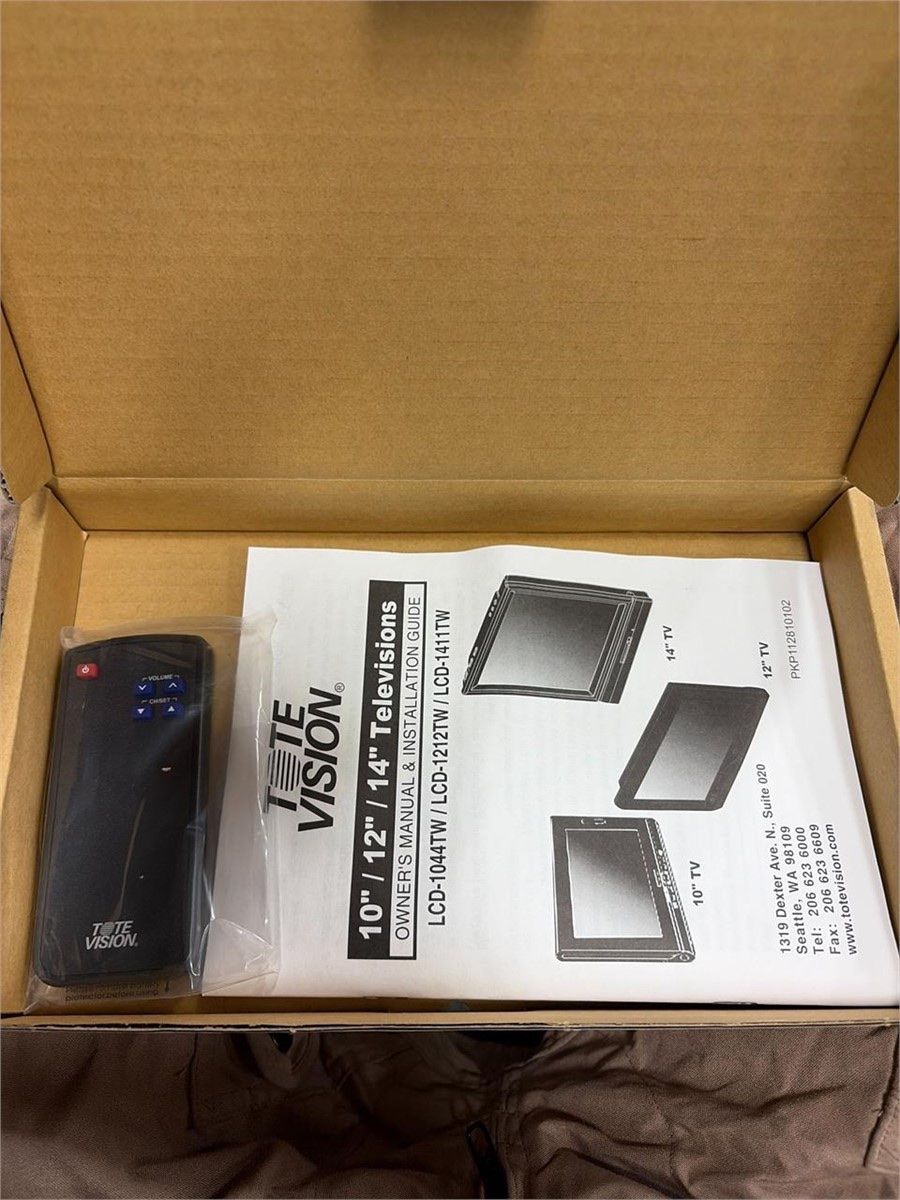 Tote Vision 12" LCD TV Monitors