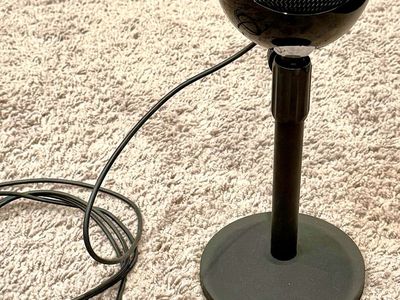 Blue Snowball USB Condenser Microphone - Black | Stand and Cable Included