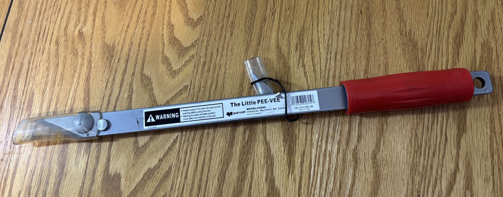 % Little Pee-Vee Tool #2605 Still Plate Tool Construction Wall Tool