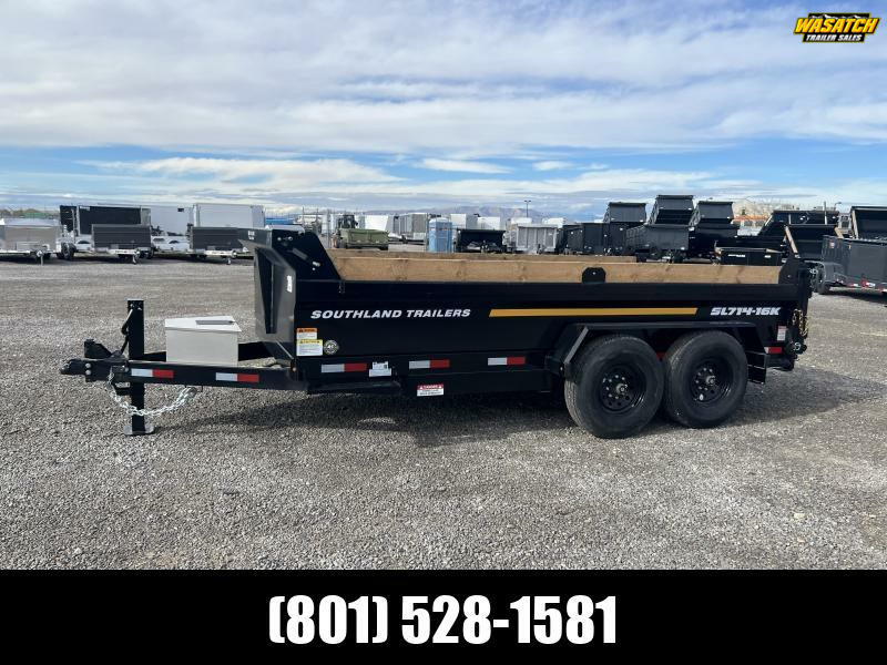 Southland Trailers 7x14 16k 6" Tube Dump Trailer
