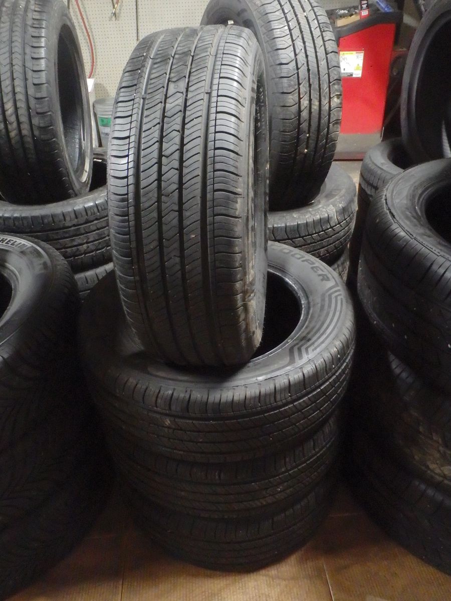 215/60R16 COOPER ADVENTURE A/S SET OF USED TIRES