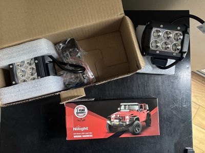 NILIGHT Driving lamps and wiring harness