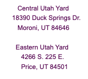 Shipping container CENTRAL UTAH conex