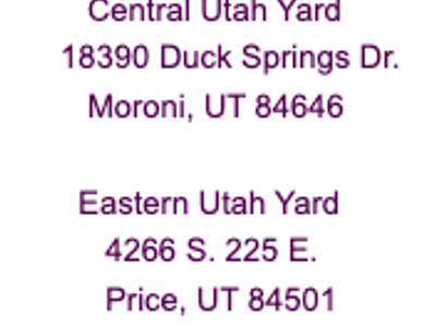 Shipping container CENTRAL UTAH conex