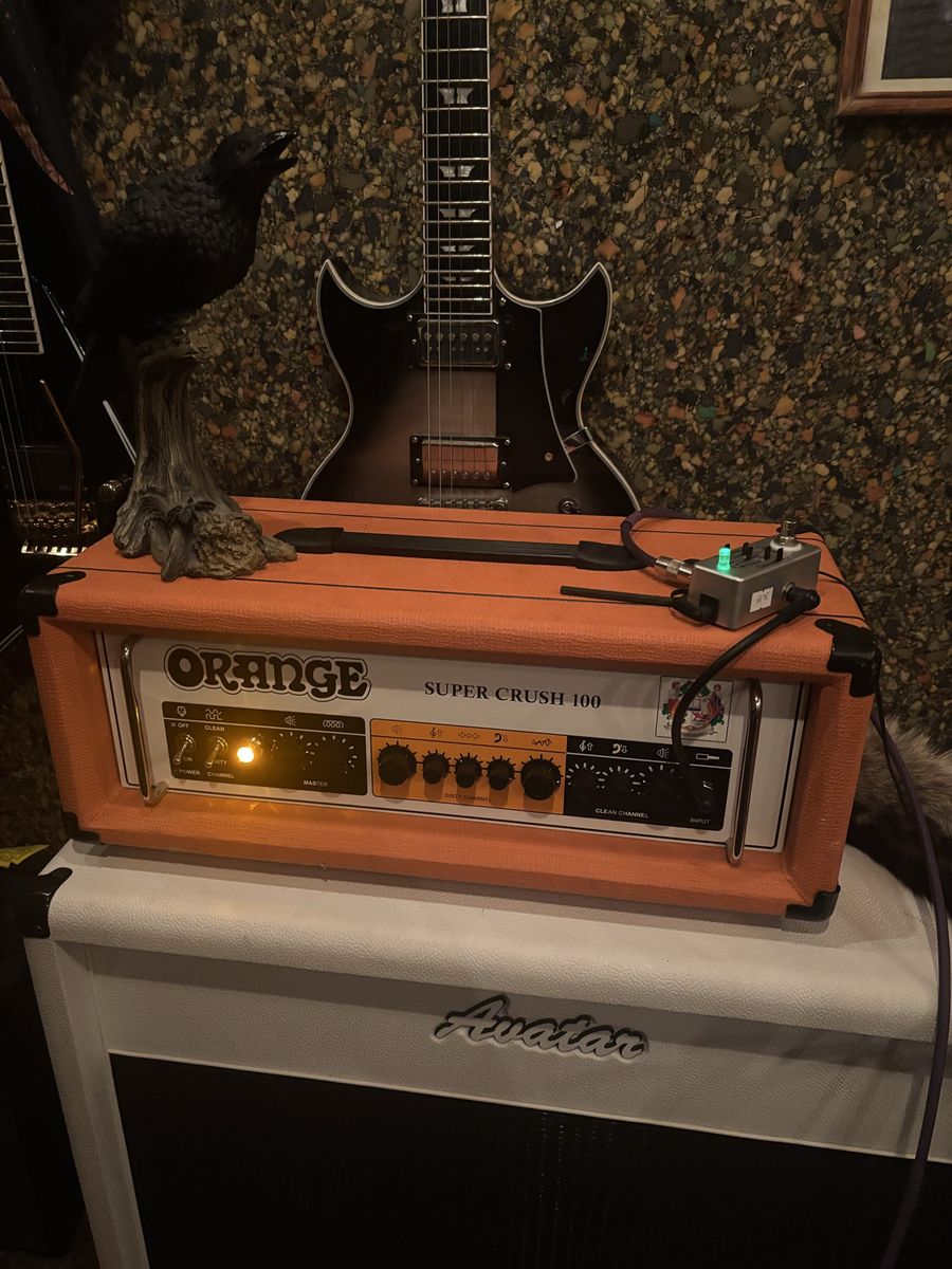 Orange Super Crush 100 Guitar Amplifier Head - Orange