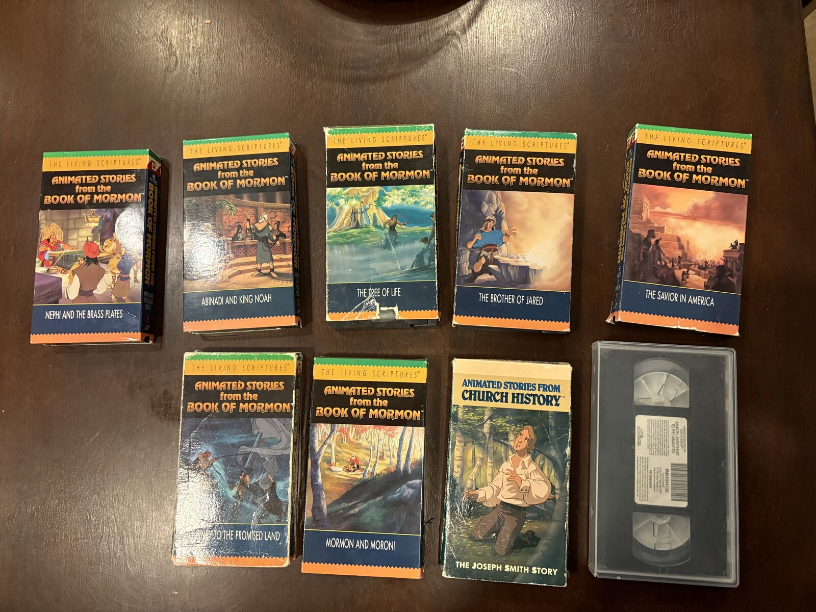 The Living Scriptures- animated Book of Mormon VHS lot