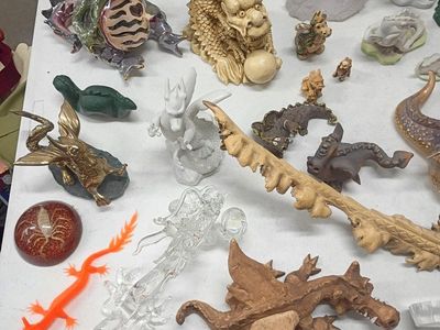 Assorted Dragon Figurines - Large Collection of Fantasy Statues & Sculptures