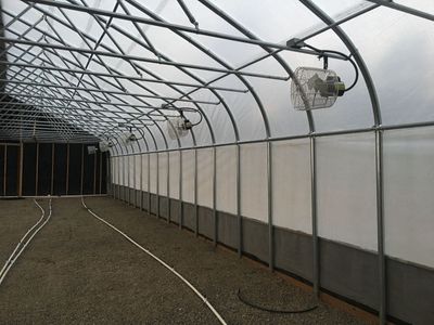 35’ x 100’ Straight Wall Greenhouse Kit