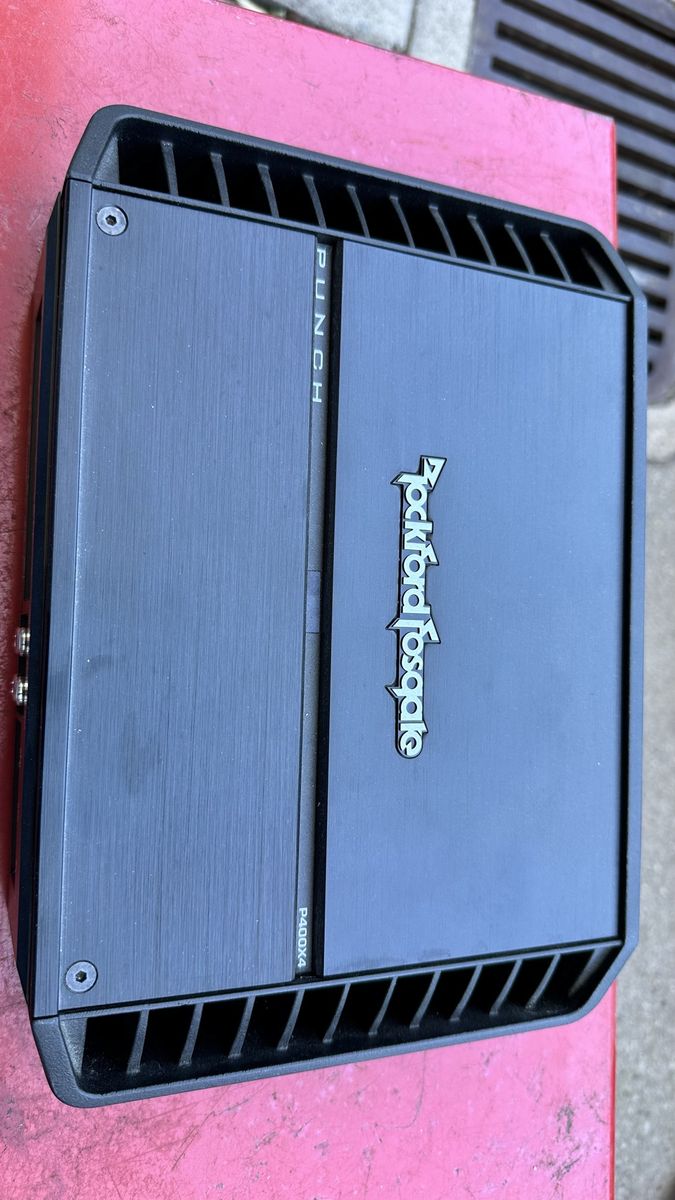 Rockford Fosgate P400X4 4CH Amplifier Like New