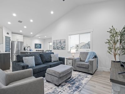 Gray Chair & Ottoman