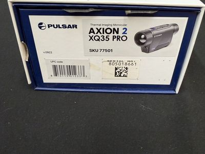 Pulsar Axion 2 XQ35 Pro Thermal Imaging Monocular SKU 77501