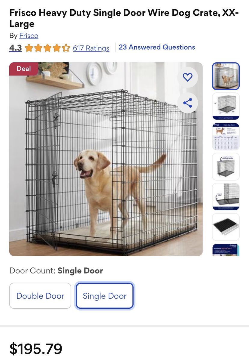 XXLarge Wire Dog Crate