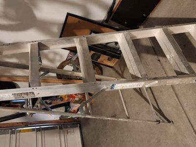 6ft aluminum ladder Louisville Brand