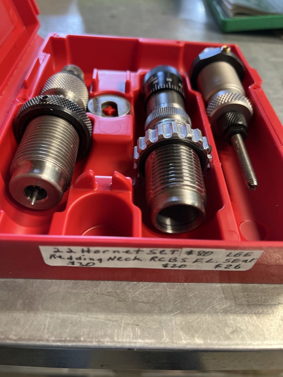 22 Hornet 3 die set.