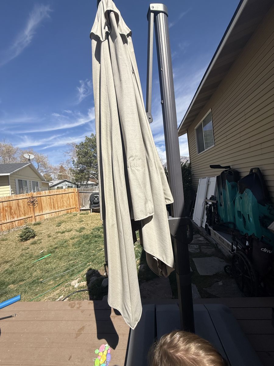 10x10 Umbrella With Sunbella Fabric