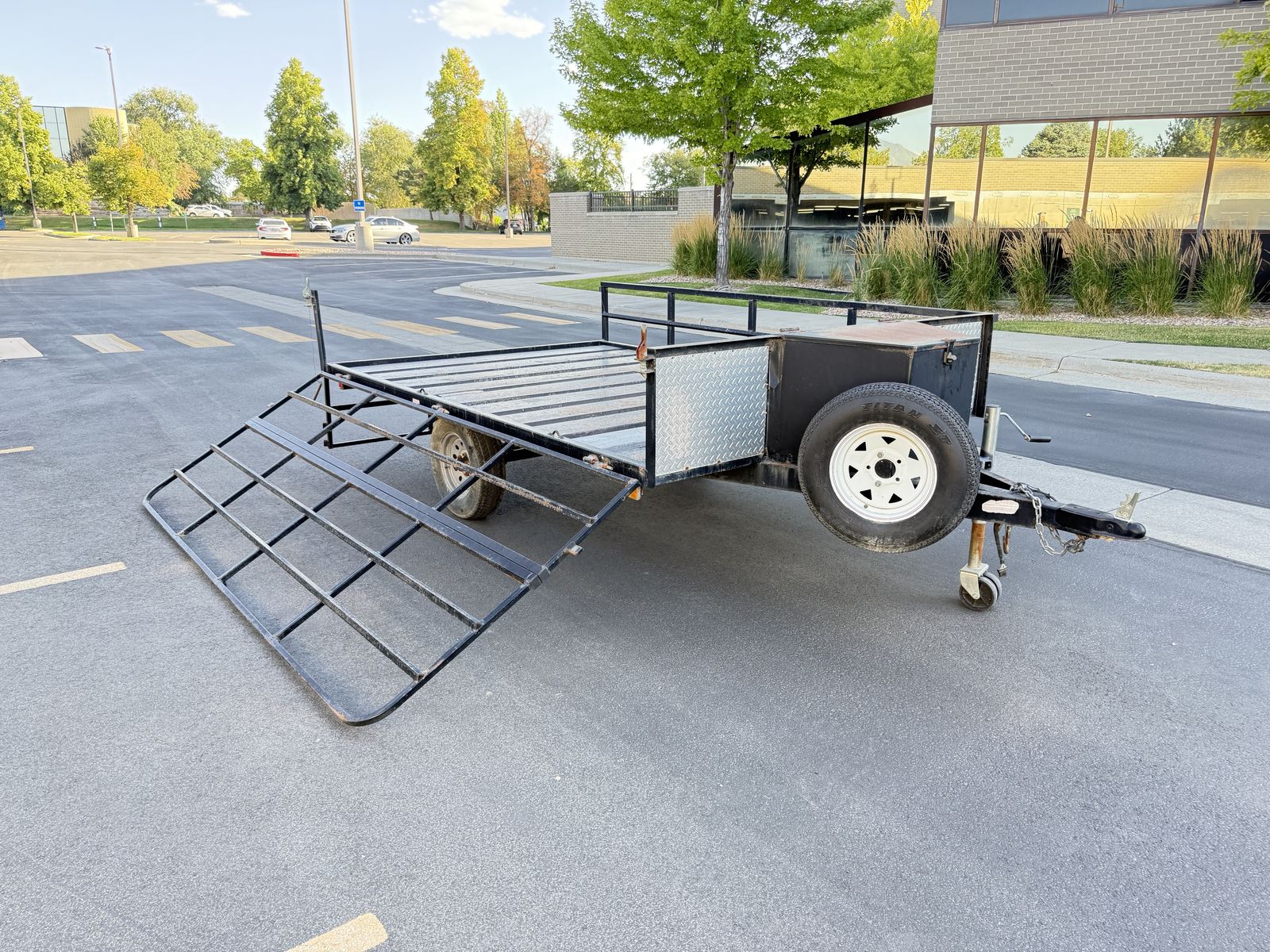 ATV trailer, quad trailer toy hauler utility trailer Side by side trailer