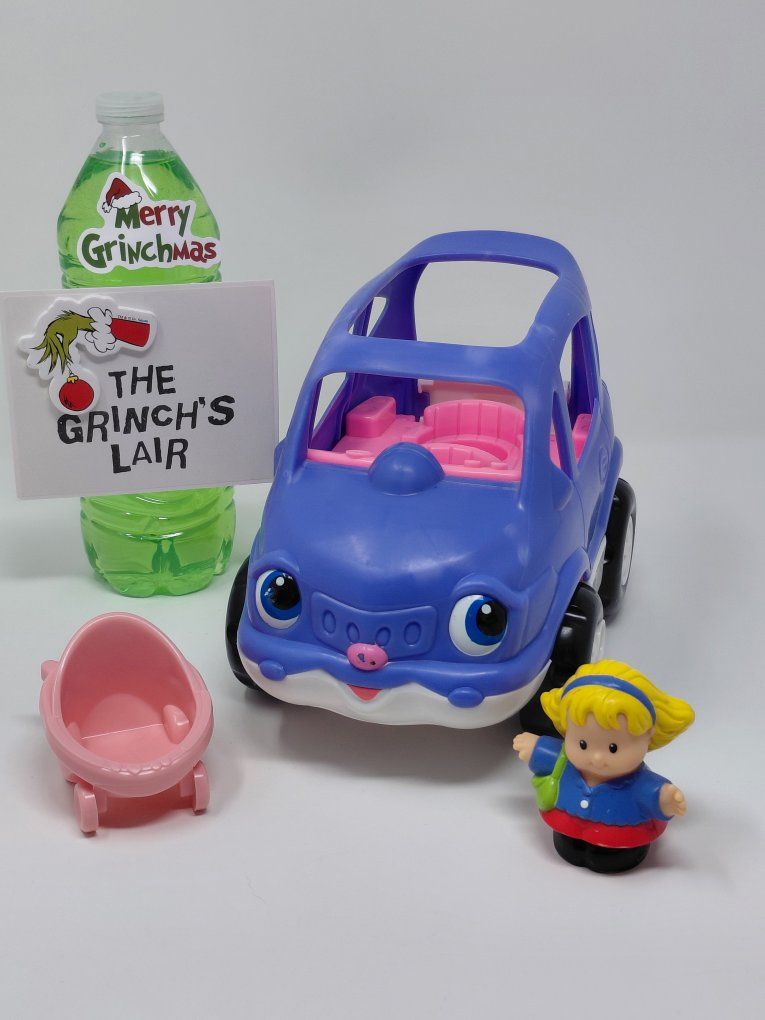 Fisher-Price Little People Lil' Movers Purple SUV / Car Playset
