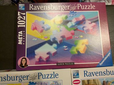 COMPLETE Ravensburger Karen's Puzzle 1000 Piece Puzzle