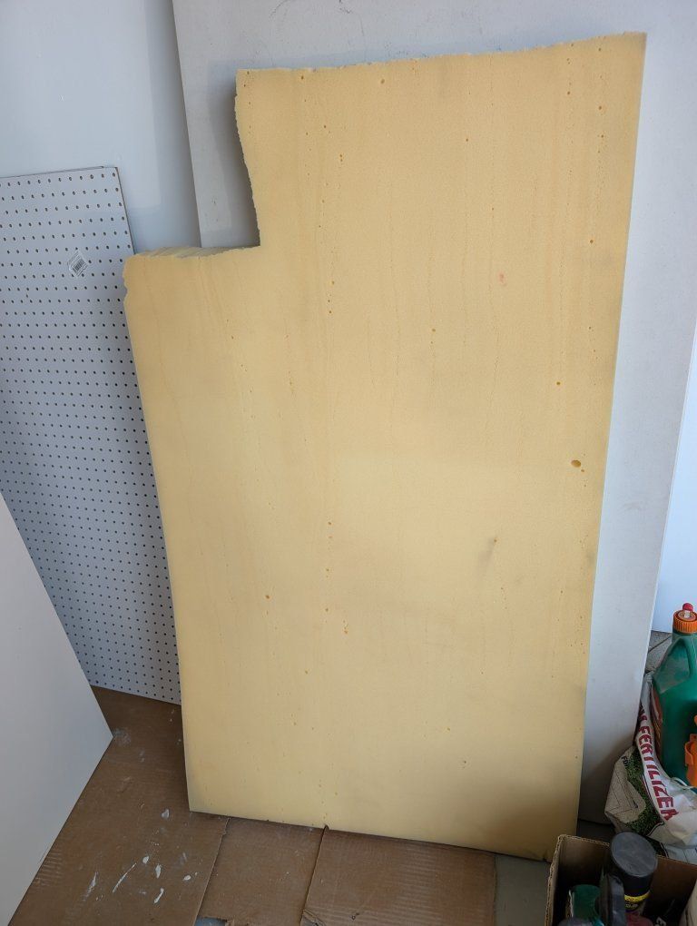 Yellow Foam Cushion Padding Piece