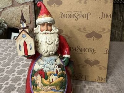 Jim Shore Heartwood Creek Grace At Christmastime Santa Figurine 4041068