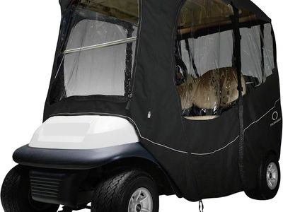 Classic Accessories Fairway Golf Cart Deluxe Enclosure