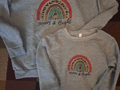 Brand new Mother Daughter matching sweatshirts