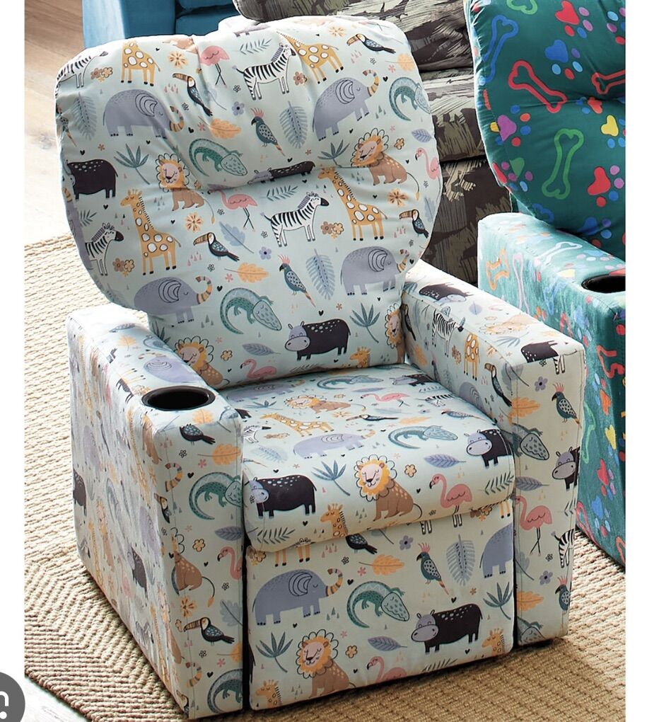 Child-Size Recliner | Montgomery Ward Zoo Animals