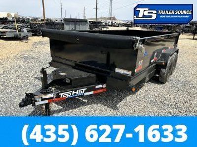 7x14 Top Hat DE Dump Trailer - 24" Sides - 14K GVWR