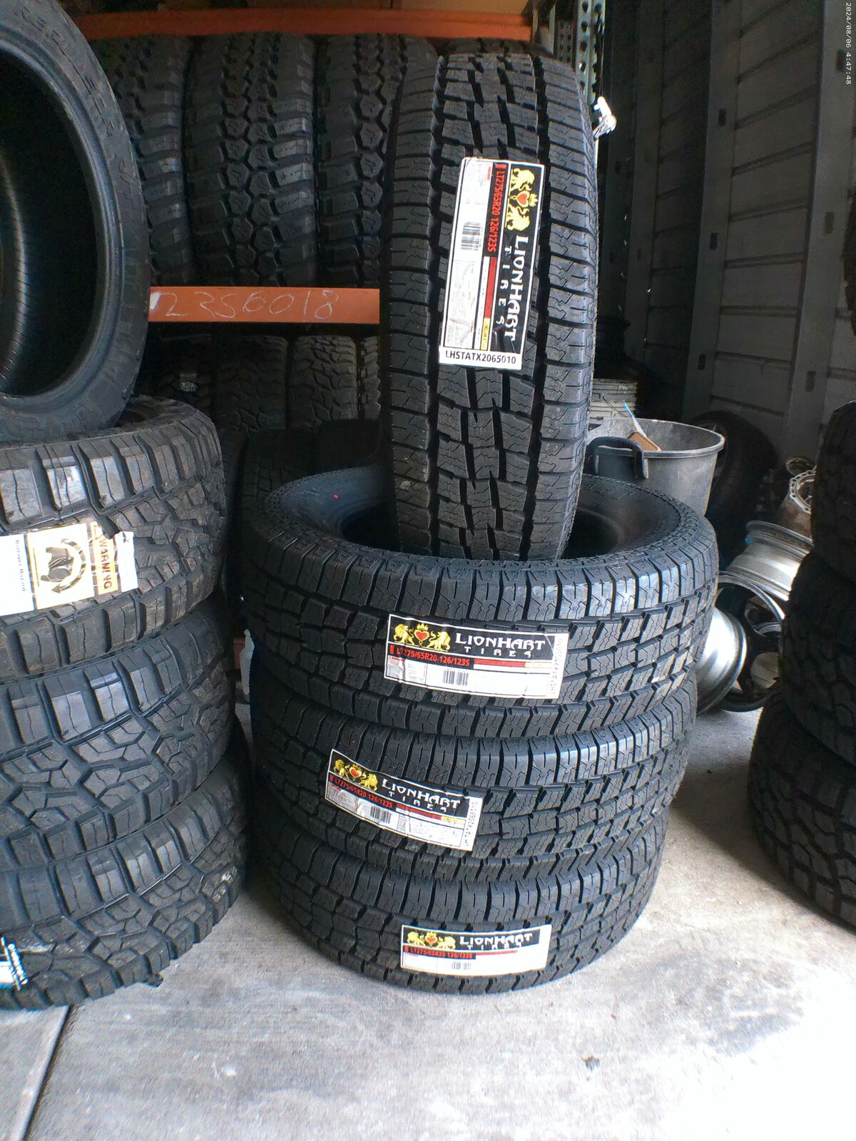 LT275/65R20 LIONHART LIONCLAW A/TX2 LOAD RANGE E 10PLY.