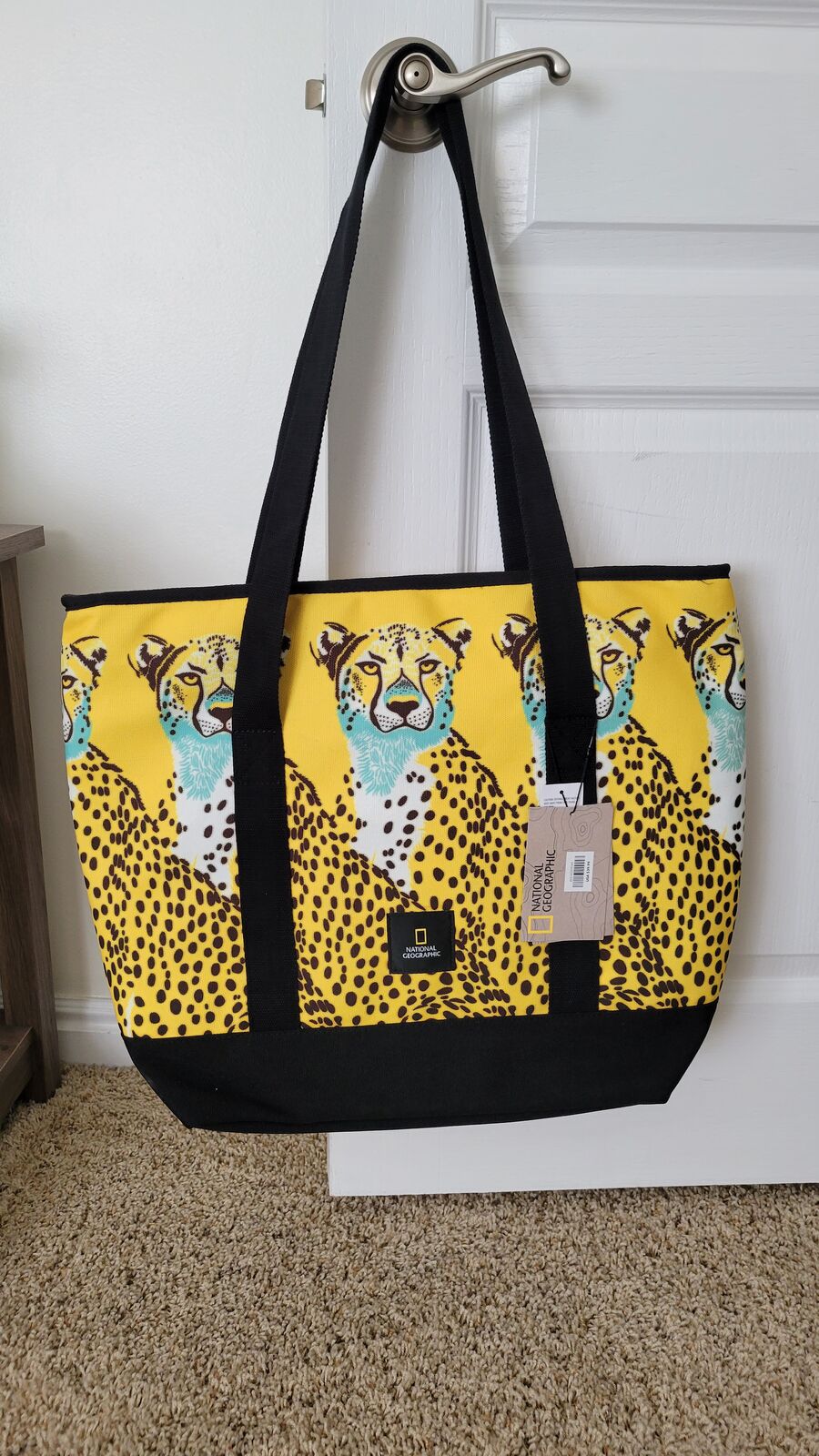 Brand New National Geographic Cheetah Tote Bag