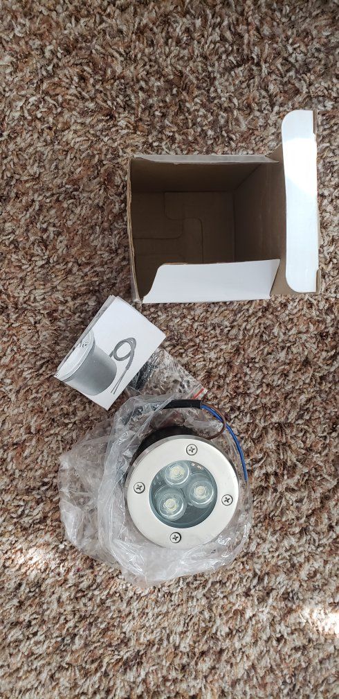 Assorted Home Lighting & Air Freshener Lot: LED Corn Lights, Landscape Lights, Glade PlugIns