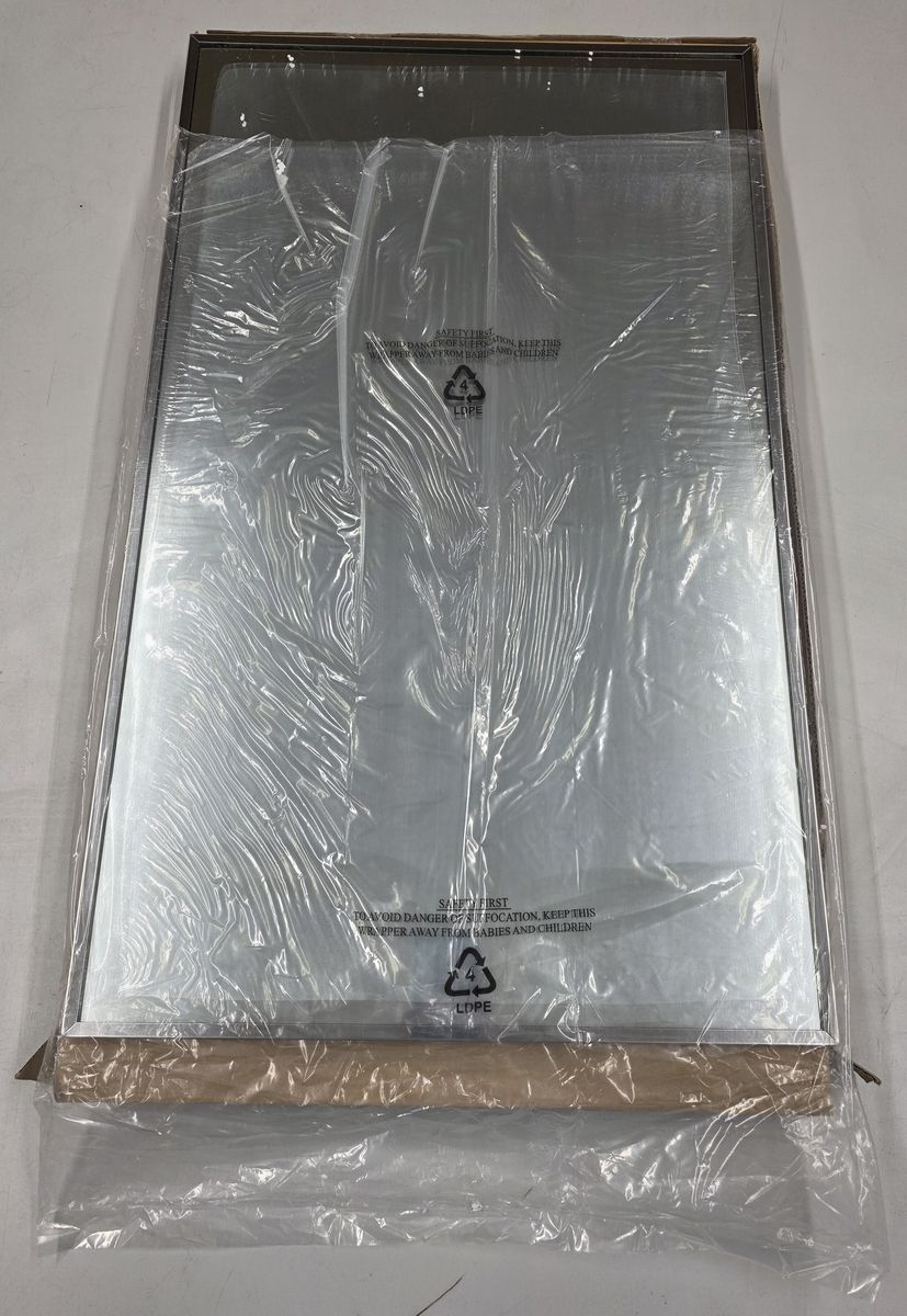 Steel Frame Bathroom Wall mount Mirror 18 wide 30 high 3/4 thick